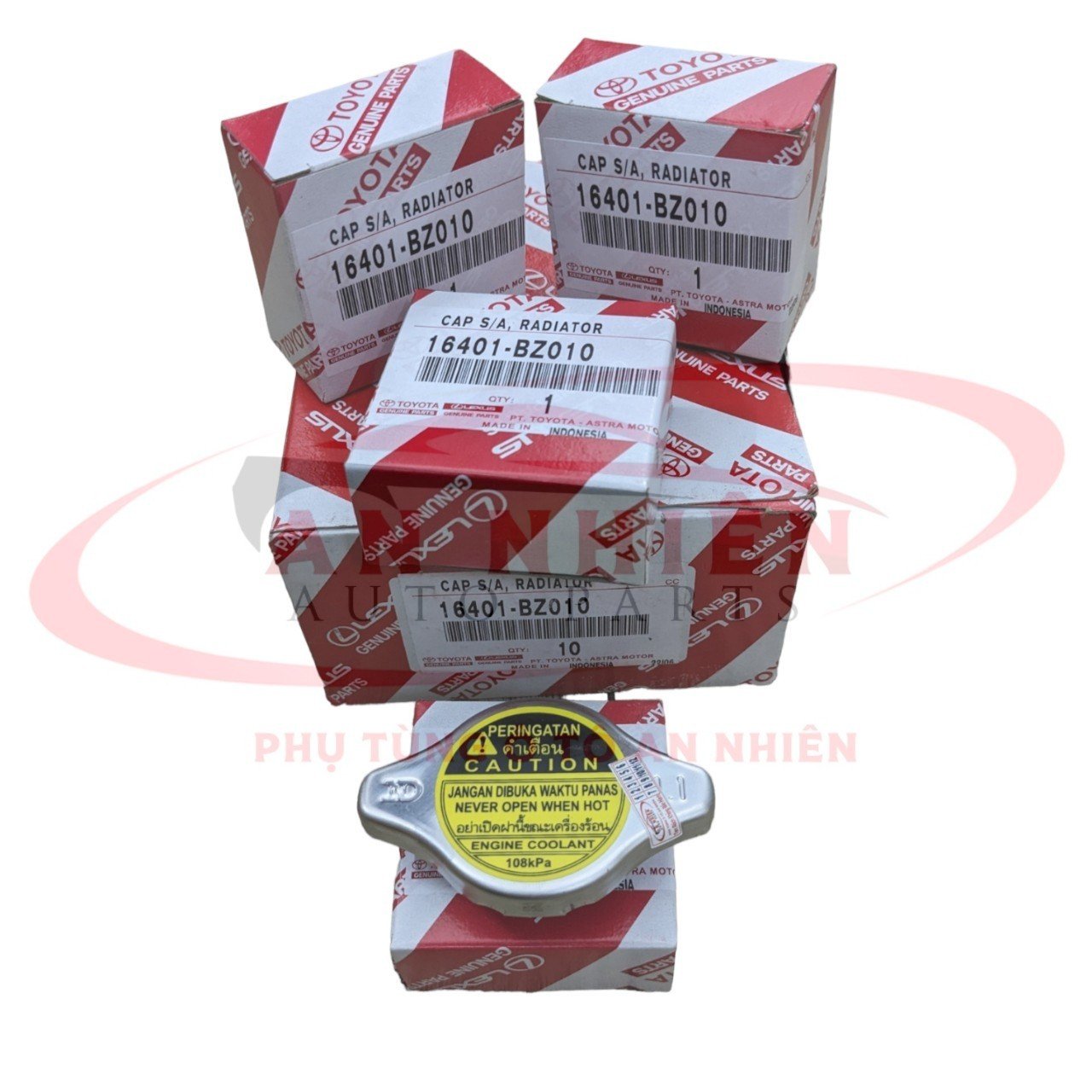 Nắp két nước chính hãng toyota innova, vios, camry, wigo, altis