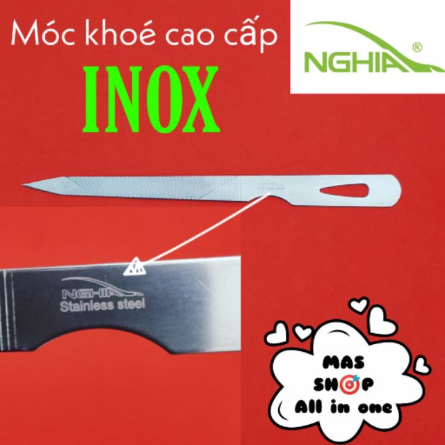 Móc khoé inox nghĩa© cao cấp