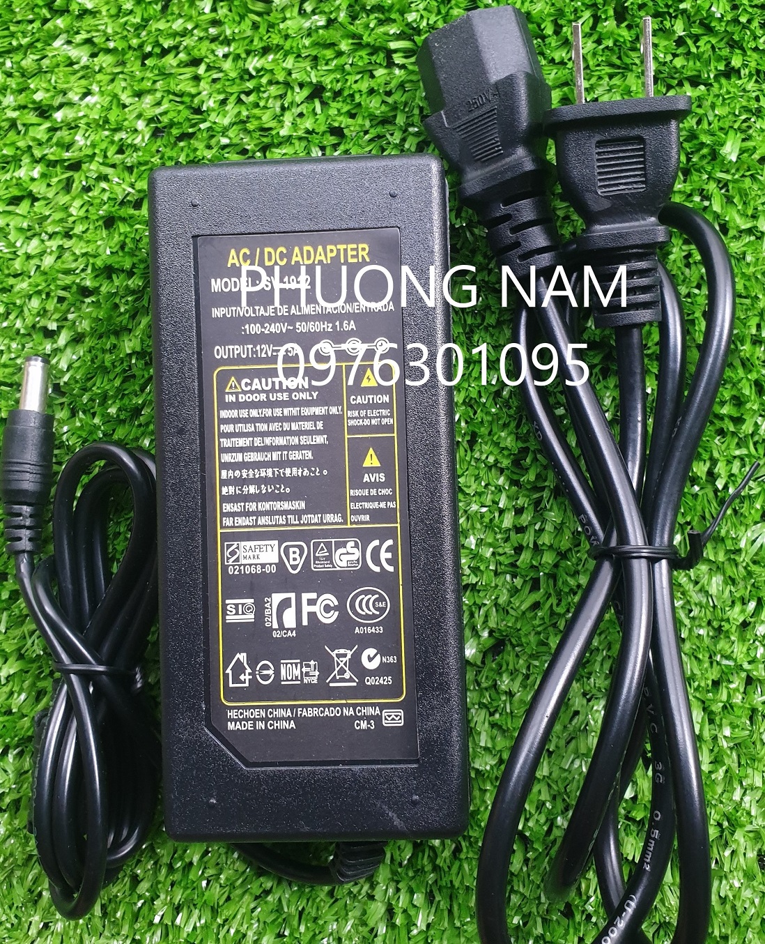 Nguồn 12V [ 2A - 3A - 5A ] loại tốt (Nhựa) Sony 5A