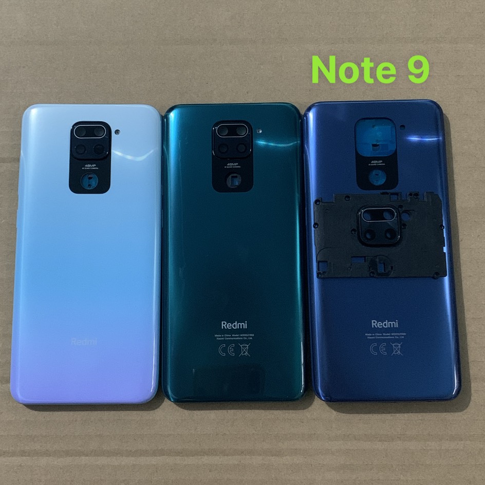 Bộ vỏ Xiaomi Redmi Note 9 zin (có kèm cụm kính camera,nút bấm)
