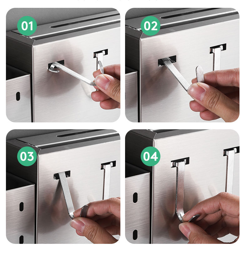 Kệ để dao đũa thìa dán tường - Kệ để dao đũa