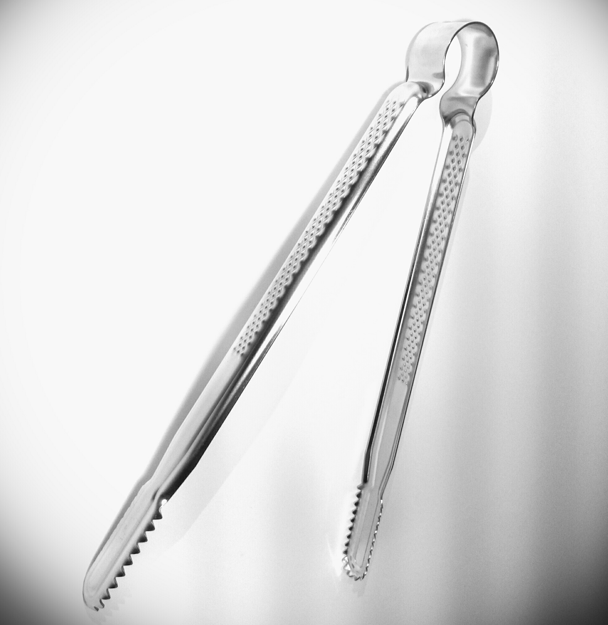 Korean-style stainless steel food clamp