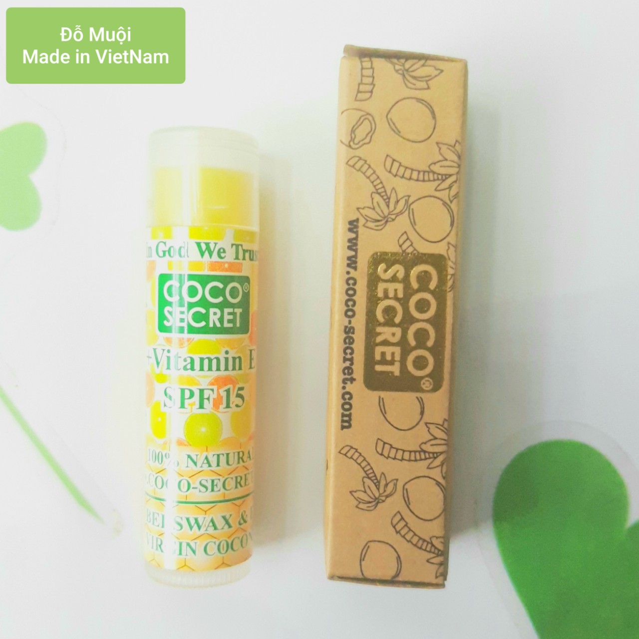 [HCM]Son dưỡng môi dầu dừa - cam Coco Secret