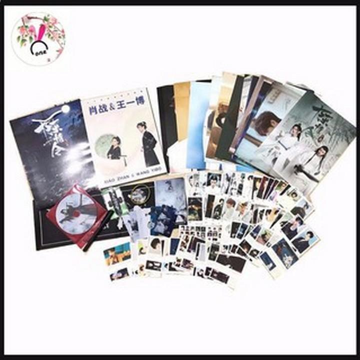 Combo photobook Trần tình lệnh Ma đạo tổ sư (opp trắng) Album ảnh có poster postcard bookmarkbanner huy hiệu tập ảnh Tiêu Chiến Vương Nhất Bác Lam Vong Cơ Ngụy Vô Tiện