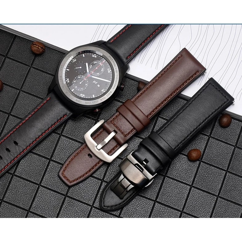 [HCM]Dây da hydrid 22mm phong cách porsche
