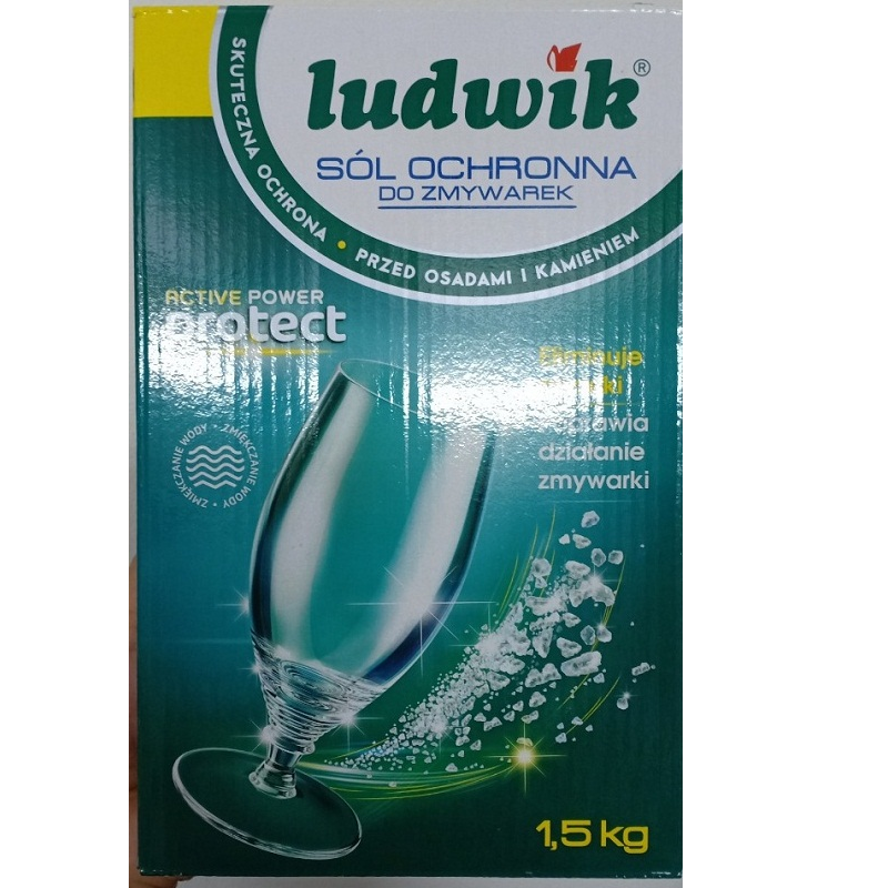 muối rửa bát ludwik 1,5kg  Xuất xứ Ba Lan