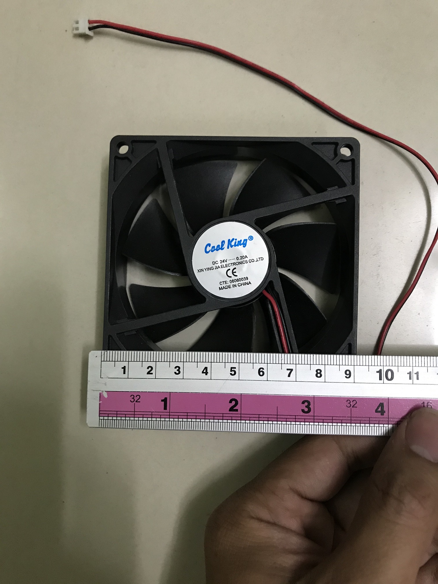 [HCM]quạt hút gió tủ lạnh DC 2 dây 24V 9x9
