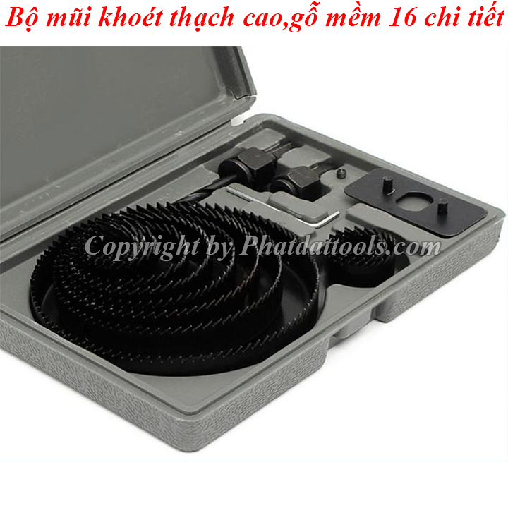 10-piece socket set of wood, gypsum