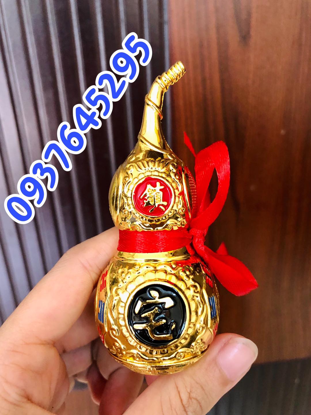 Bình hồ lô đúc đồng cao cấp 9cm
