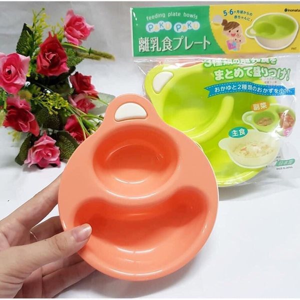 [Nội Địa Nhật] Bộ bát ăn chia ngăn cho bé Paku