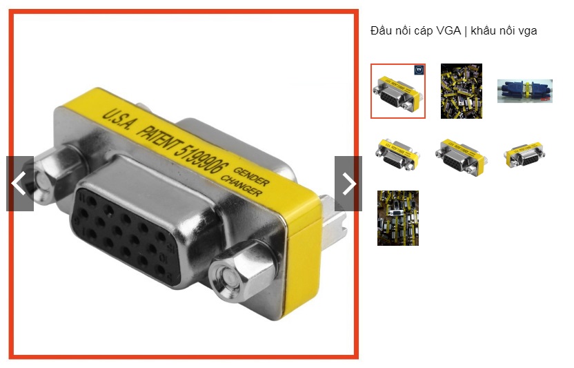 Đầu nối dây cáp vga