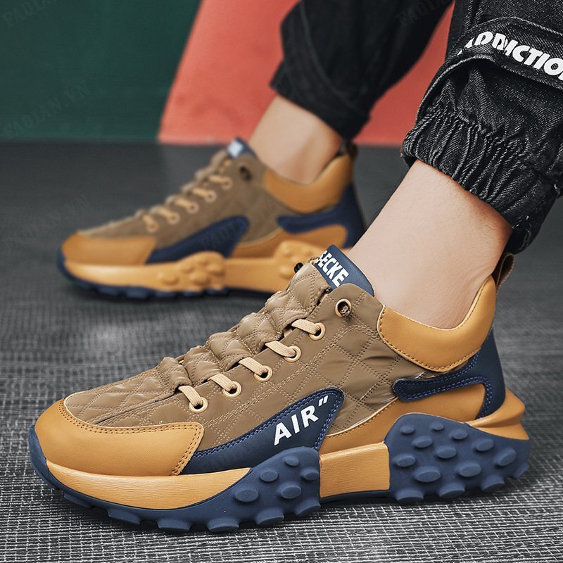 Tire sole corduroy casual shoes men