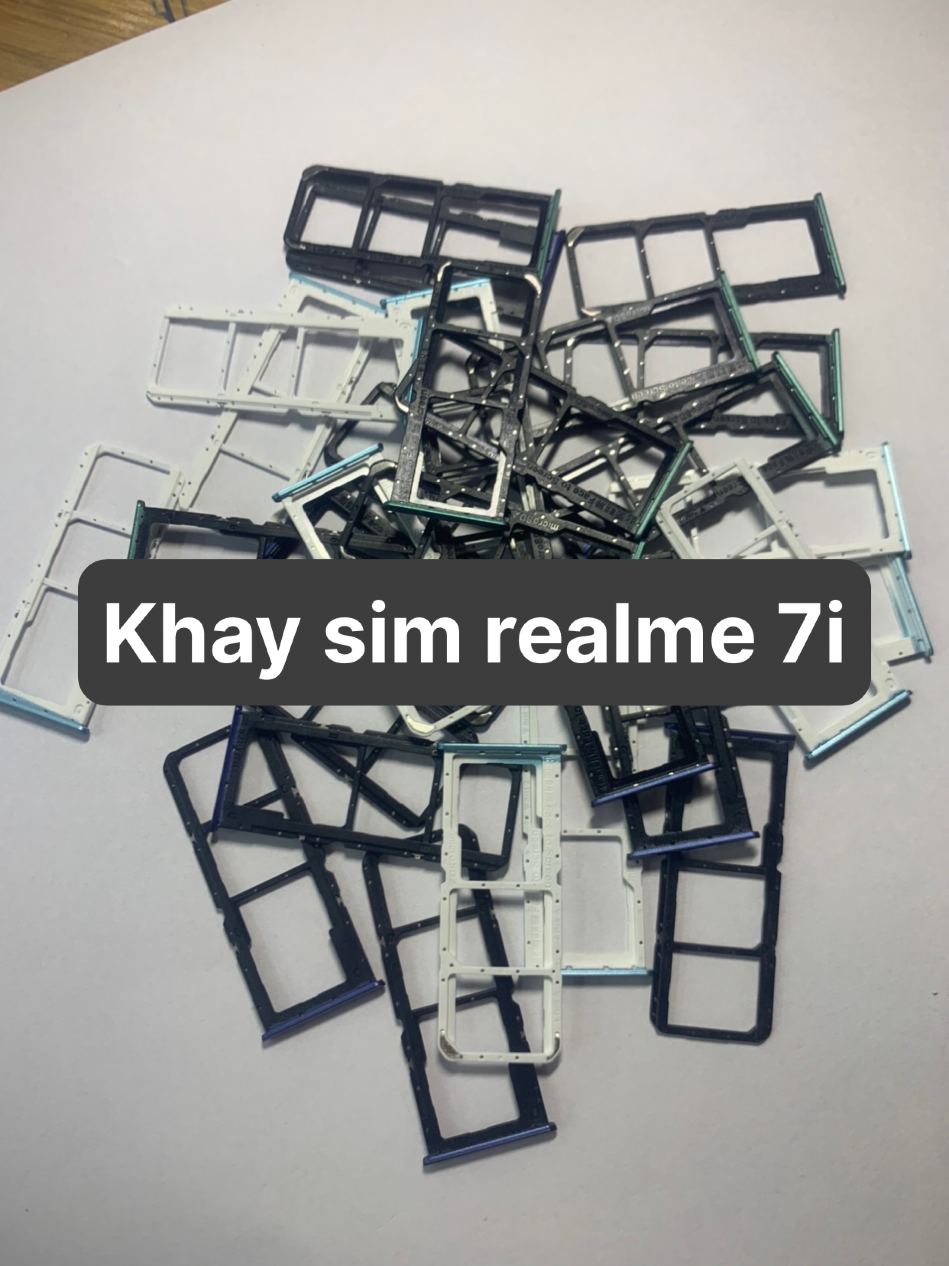 khay sim zin mới điện thoại realme 7i/ realme c17