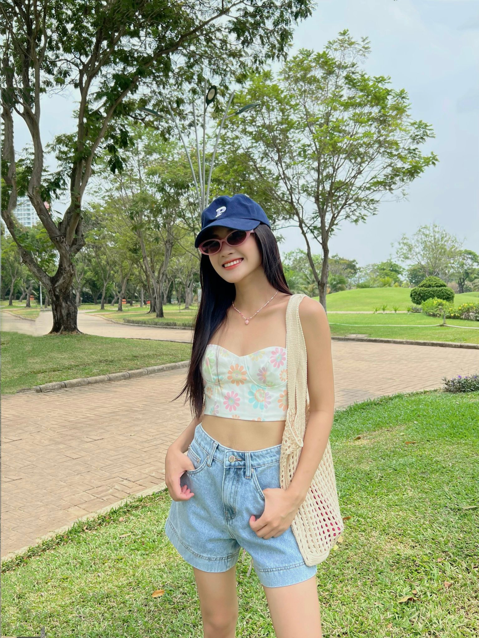 KIDO Quần shorts jeans dập lai PULL JEAN SHORTS