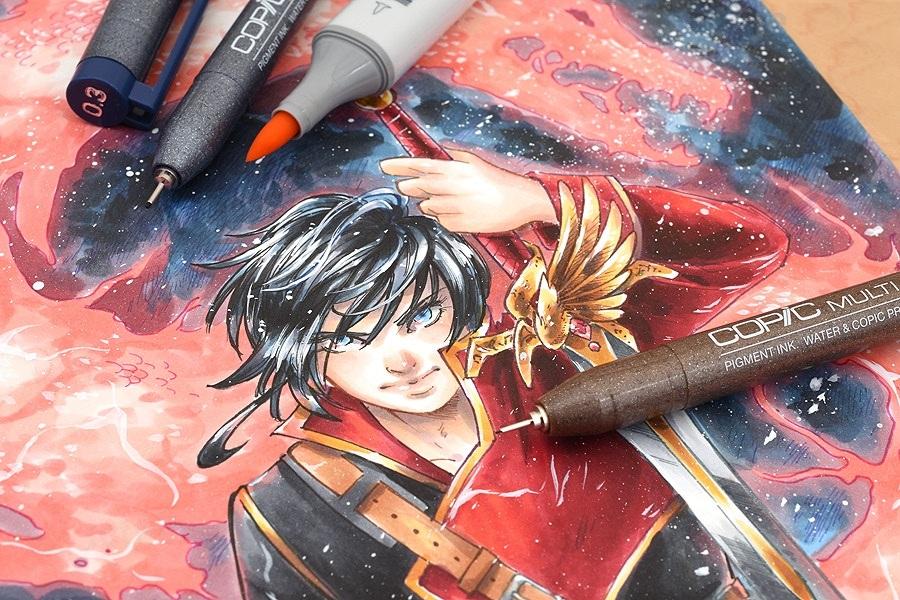 Bút line đi nét Copic Multiliner mầu Đen -Sepia