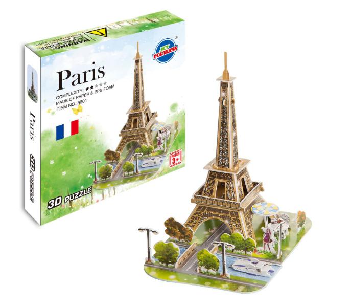 Mô hình lắp ghép Cubic Fun - Tháp Eiffel (Pháp)