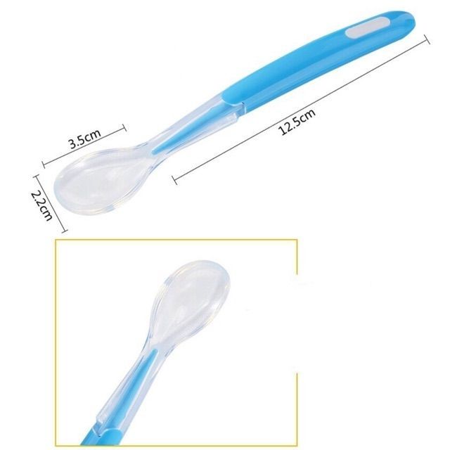 Thìa ăn dặm silicon sâu lòng siêu mềm cho bé