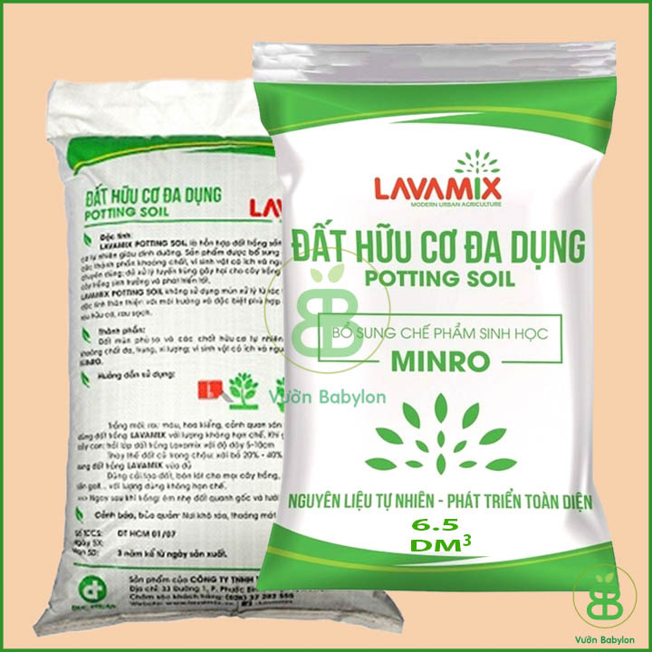 Đất Sạch Trồng Rau Lavamix 6.5dm Đa Năng