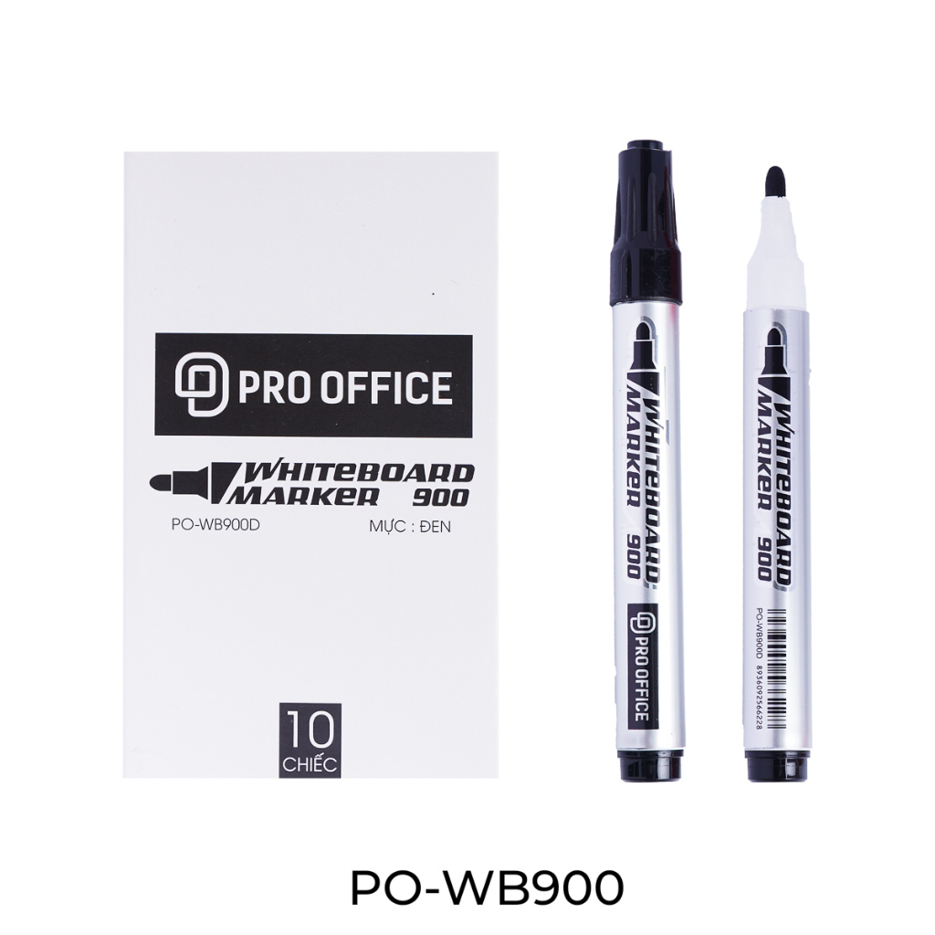 Bút Lông Bảng Pro-Office, Mực Đều, Mịn, Dễ Xoá WB900