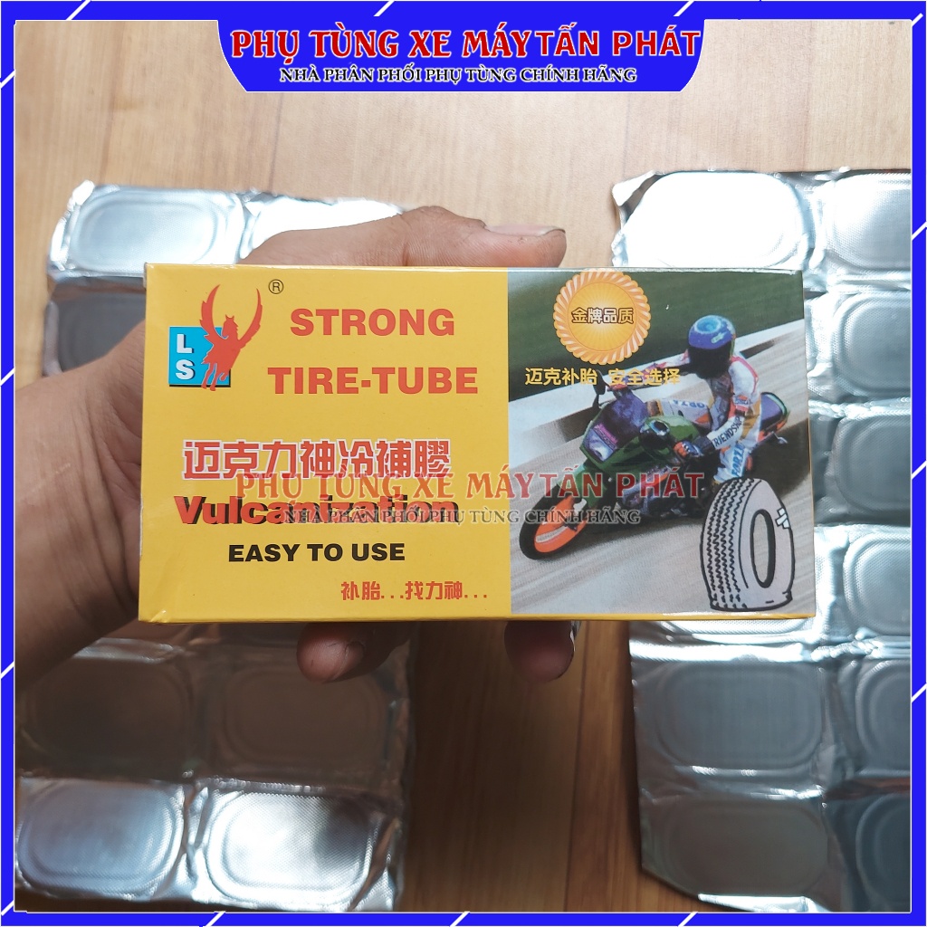 Keo + miếng vá săm xe đạp, xe máy