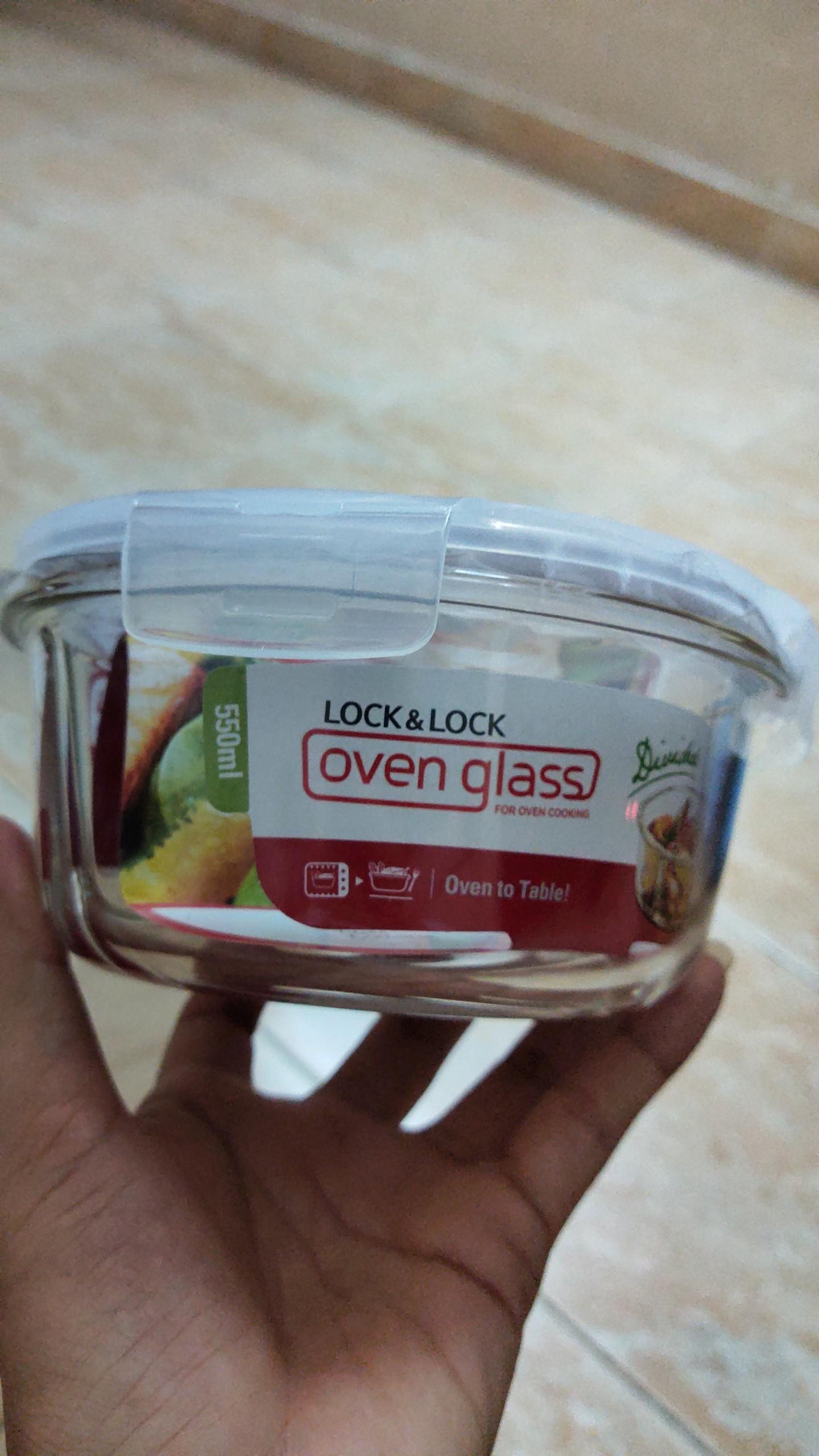 HỘP THỦY TINH CHIA NGĂN LOCK&LOCK 550ml