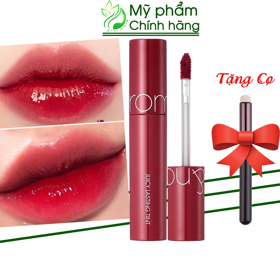 Son Romand Bóng Juicy Lasting Tint Màu 12 Cherry Bomb Đỏ Cherry 5 ML [CAM KẾT CHÍNH HÃNG]