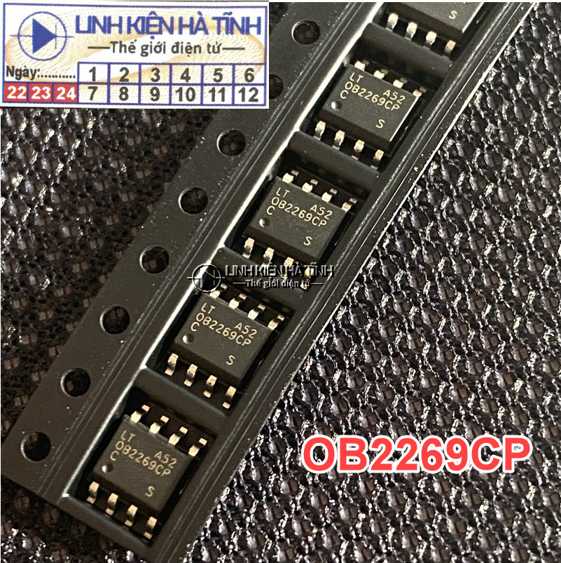 Túi 3 con IC NGUỒN OB2269 OB2269CP OB2269 DÁN OB2269 SMD SOP-8 MỚI CHÍNH HÃNG
