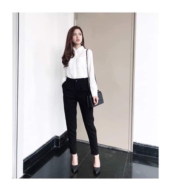 Quần baggy nữ cao cấp kèm ảnh thật