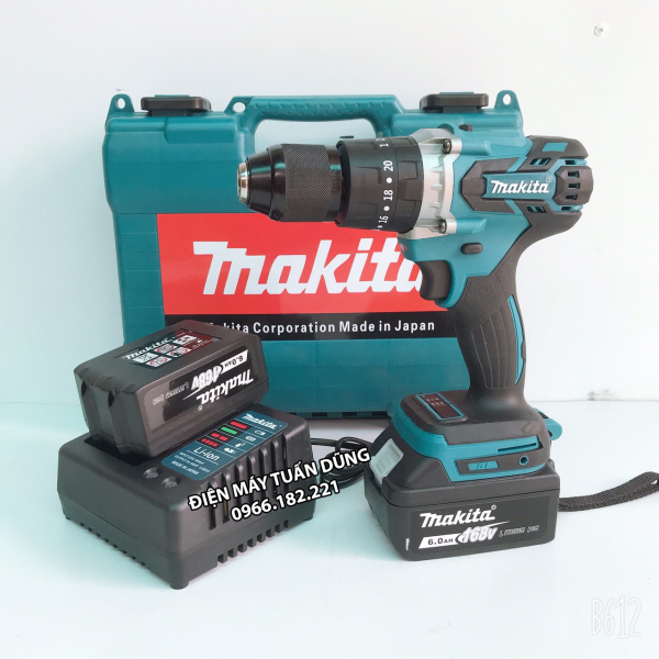 Bảng giá Máy khoan dùng pin Makita 168V Động cơ không chổi than 3 chức năng 100% dây đồng Dụng cụ có ích cho sửa chữa