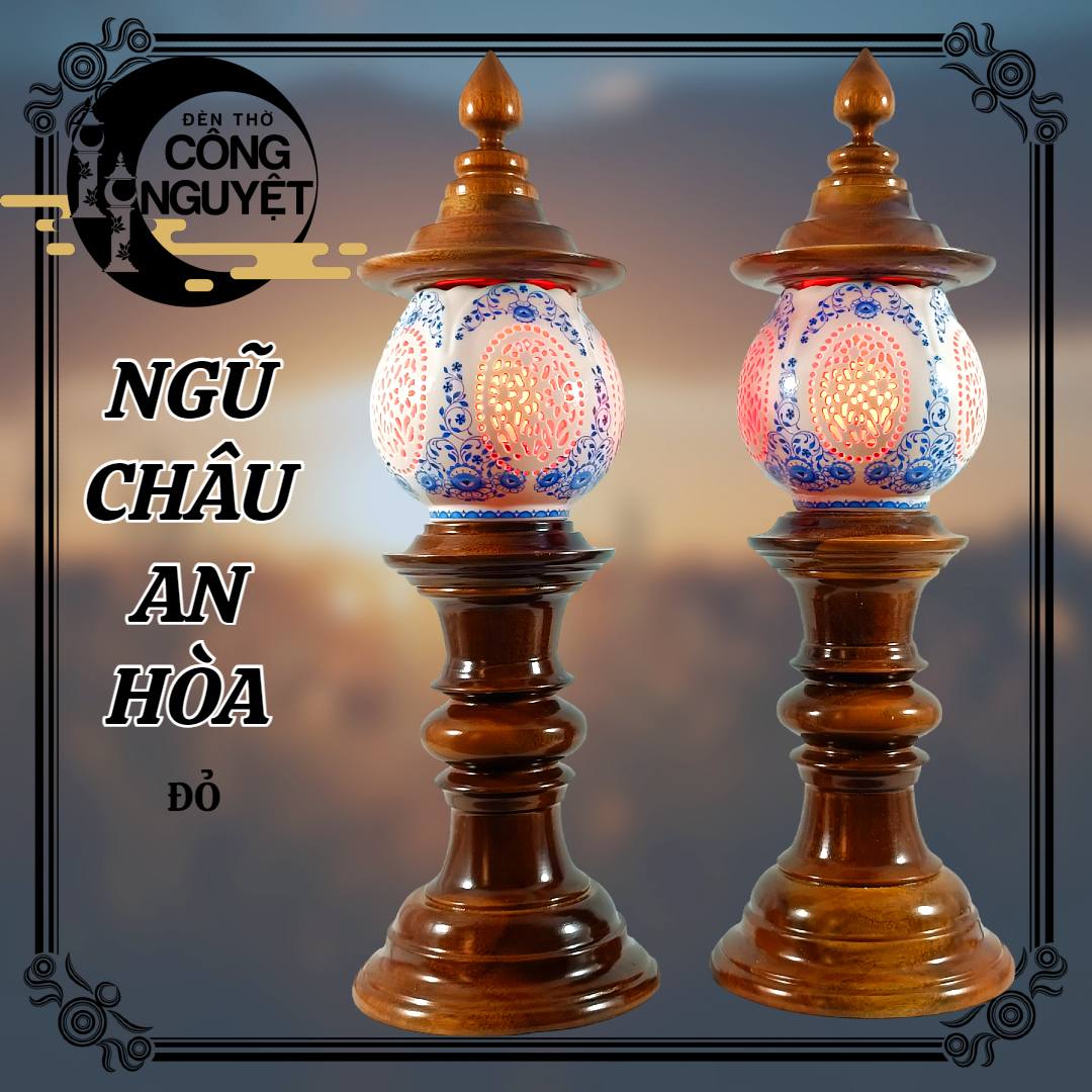 Altar Lamp "Five Continents in Peace"