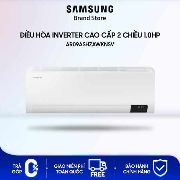 Bảng giá [TRẢ GÓP 0%] Điều hòa Samsung Inverter Cao Cấp 2 Chiều 1.0 HP (AR09ASHZAWKNSV)