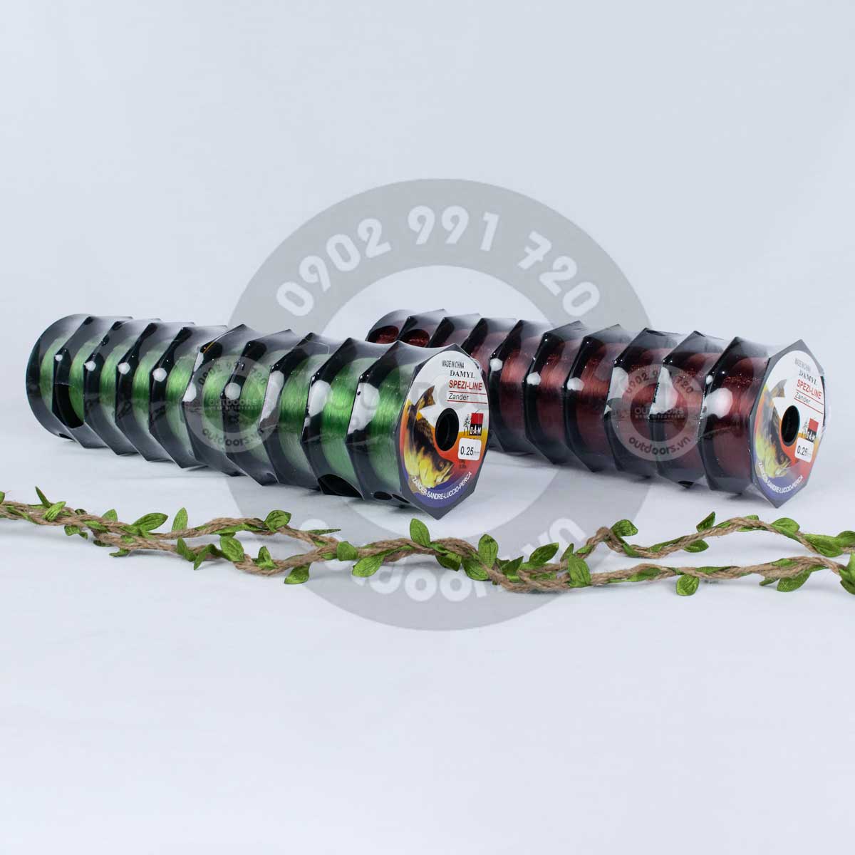 [HCM] Dây cước câu cá Nylon DAMYL SPEZI 100yds (1 lốc 10 cuộn)