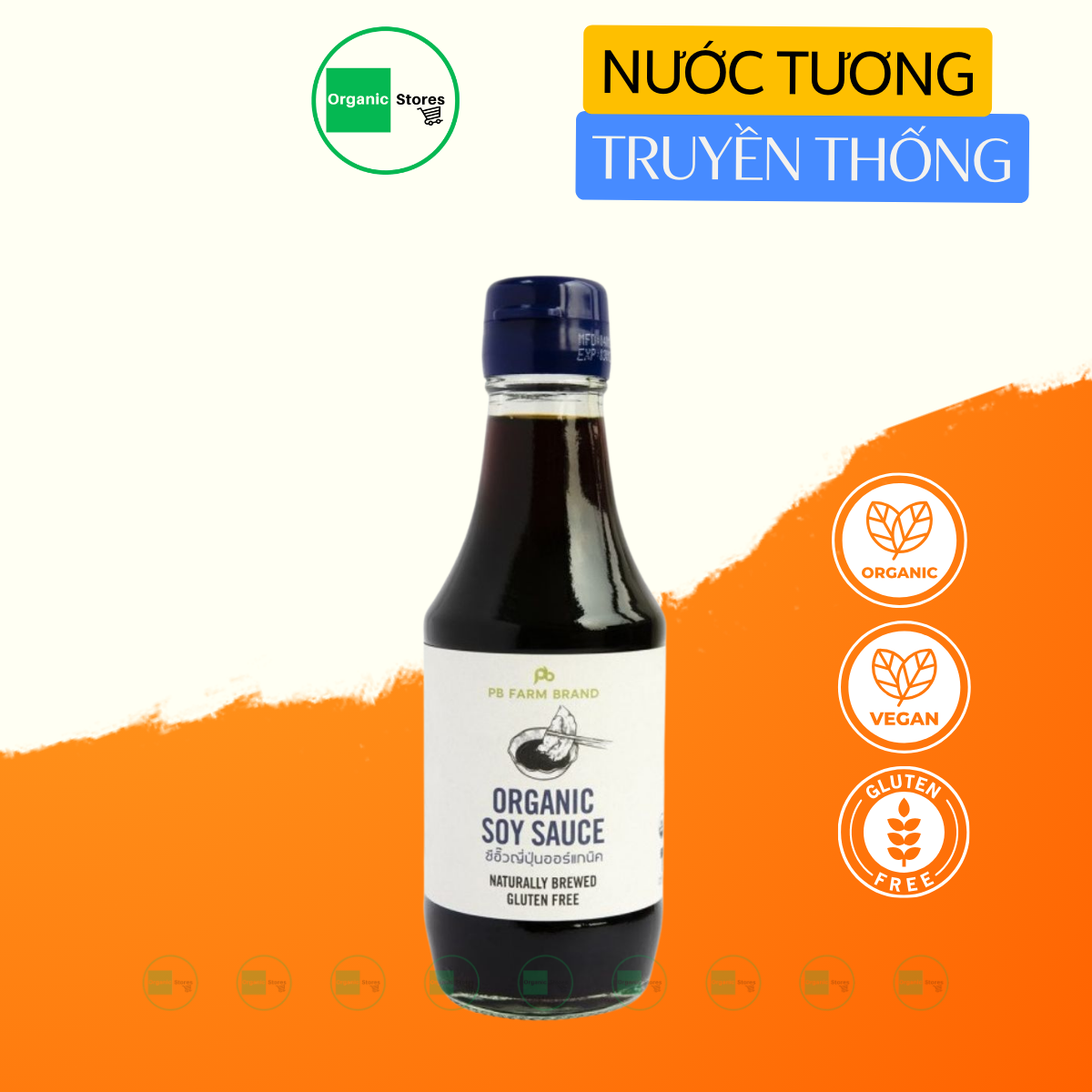 Soy sauce organic tamari and teriyaki 200ml-pbfarm