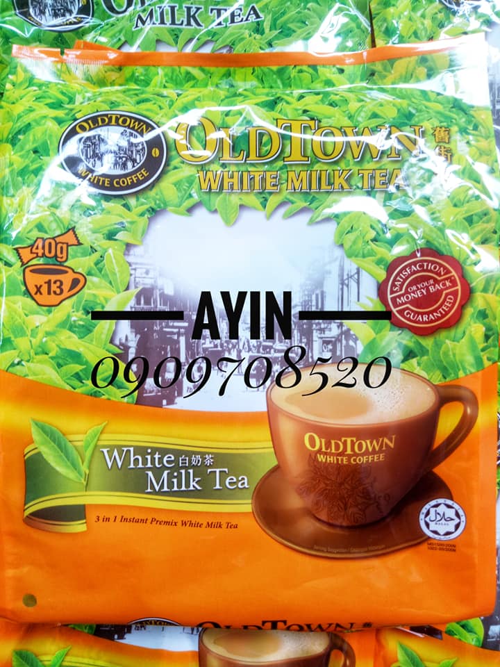 (HSD 11.2026) TRÀ SỮA OLDTOWN WHITE MILK TEA MALAYSIA 13 gói x 35g