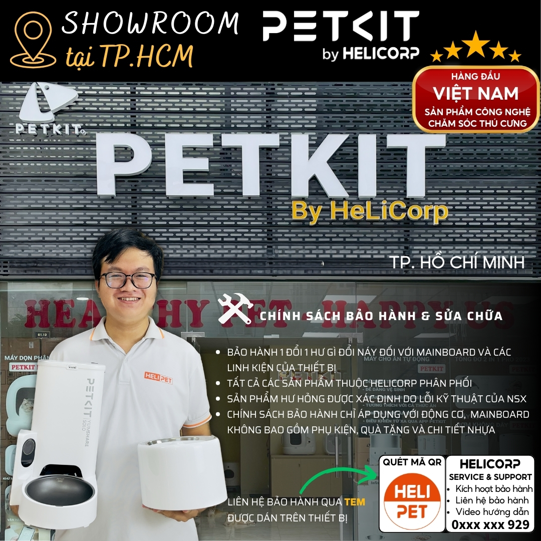 Bát Ăn Đôi, Chén Ăn Chống Gù Cho Chó Mèo Petkit