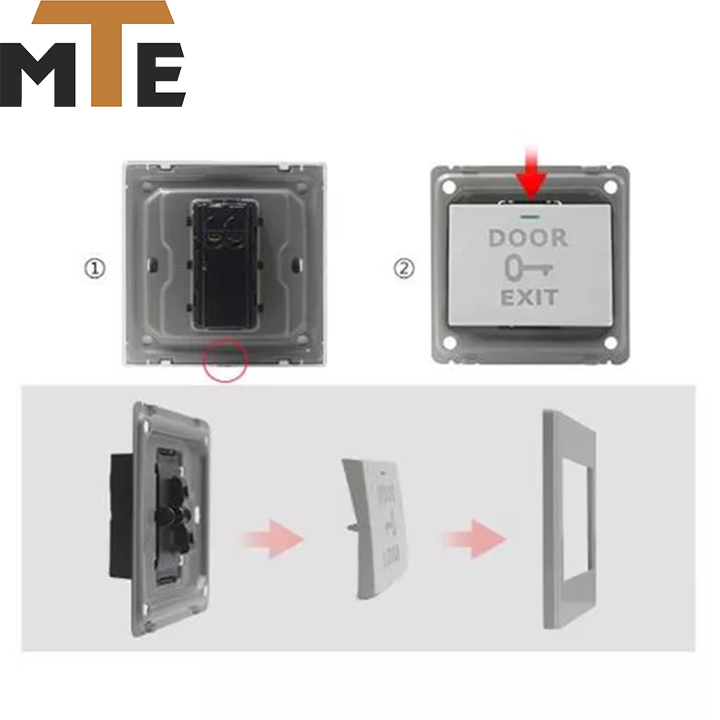 Nút nhấn mở cửa door exit