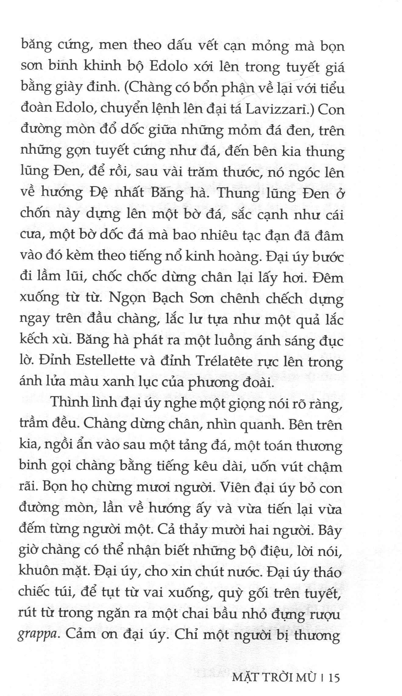 Mặt Trời Mù - Curzio Malaparte, Bửu Ý