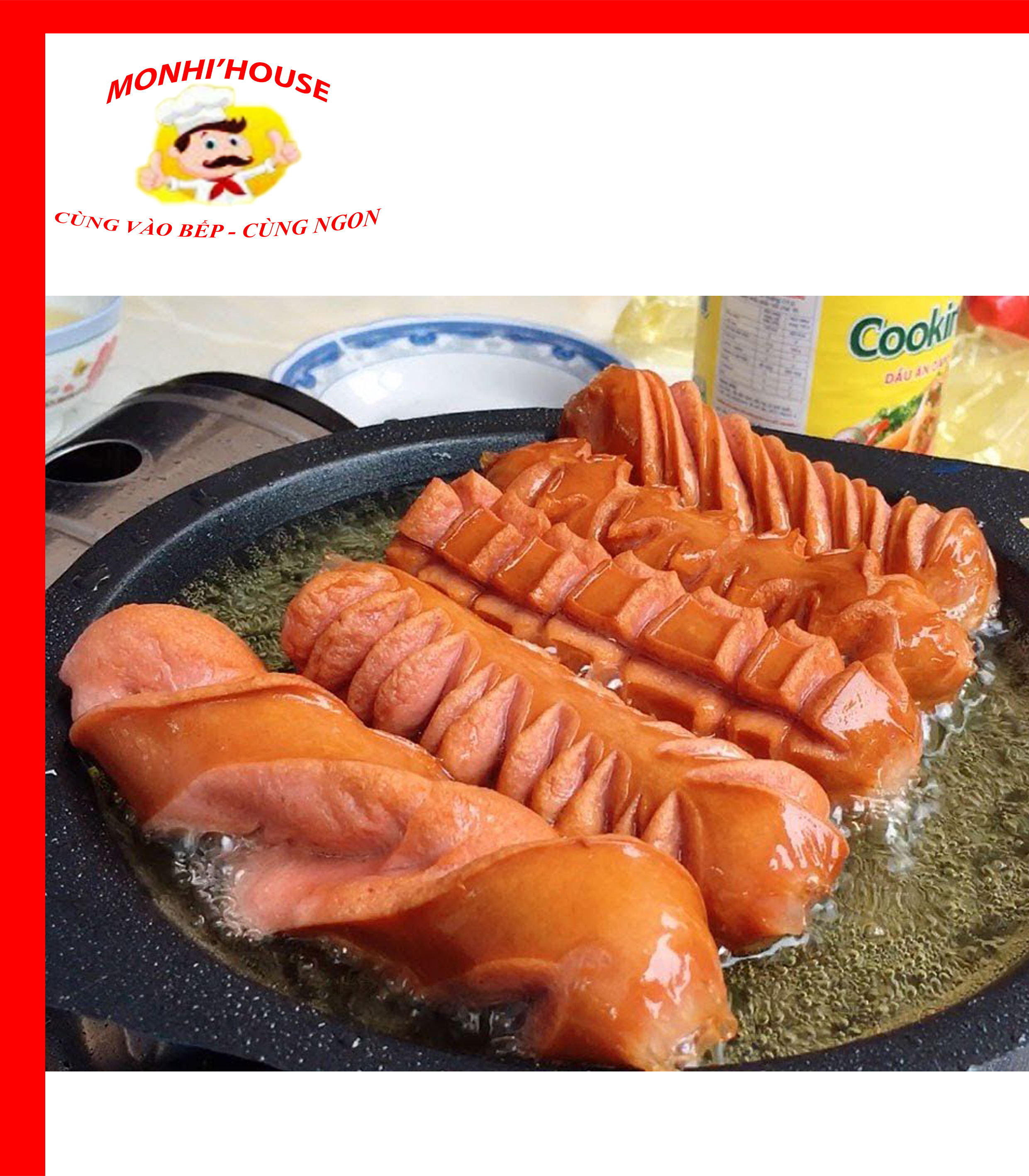 Gói 10 cây Xúc xích Đức Lacusina (500g)