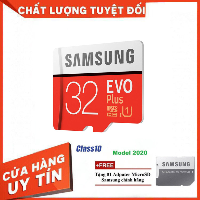 [Hãng Phân Phối Chính Thức] Thẻ Nhớ MicroSDXC Samsung EVO Plus U1 32GB 100MB/s MB-MC64H 2020 - Bảo Hành 5 Năm