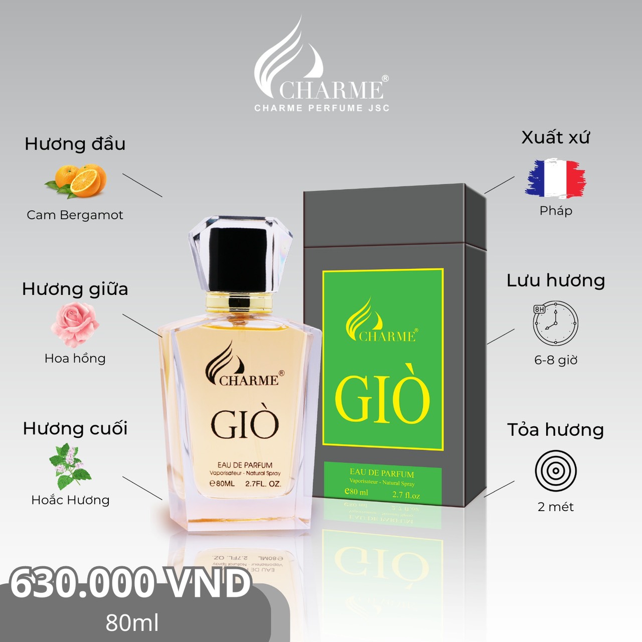 [HCM]Nước hoa giò 80ml - giò 30ml - giò 100ml - Basic 50ml