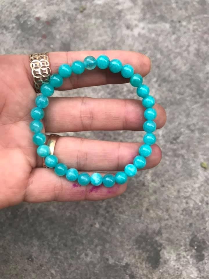 Vòng tay đá amazonite 6ly