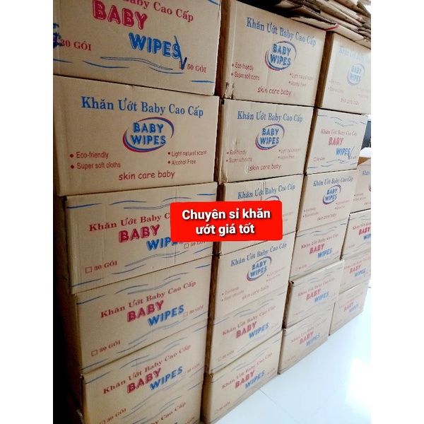 HỎA TỐC [ COMBO 10 GÓI ] Khăn ướt Baby wipes 80g.