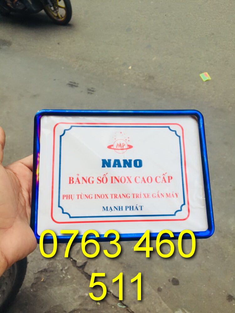 Bọc biển số titan xe máy - 2931