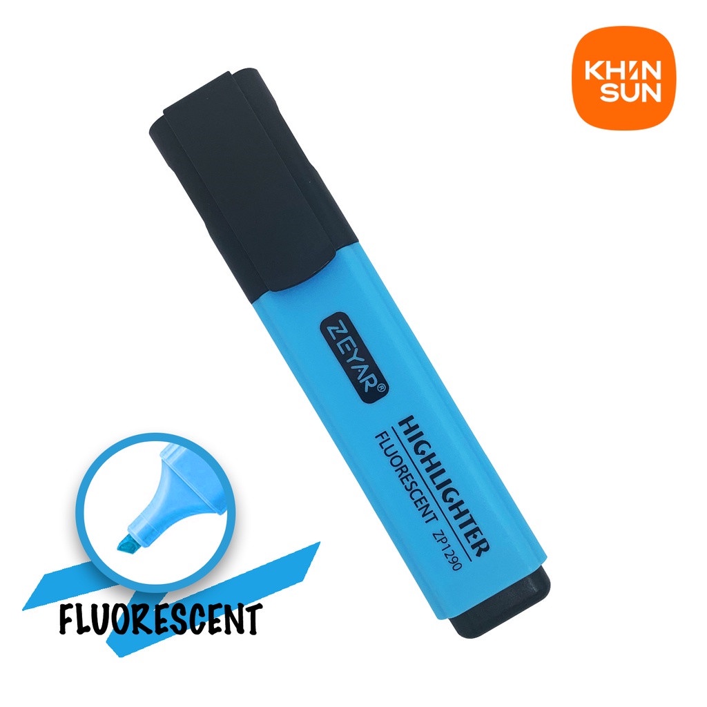 Bút đánh dấu highlight dạ quang zeyzar 18 màu lựa chọn