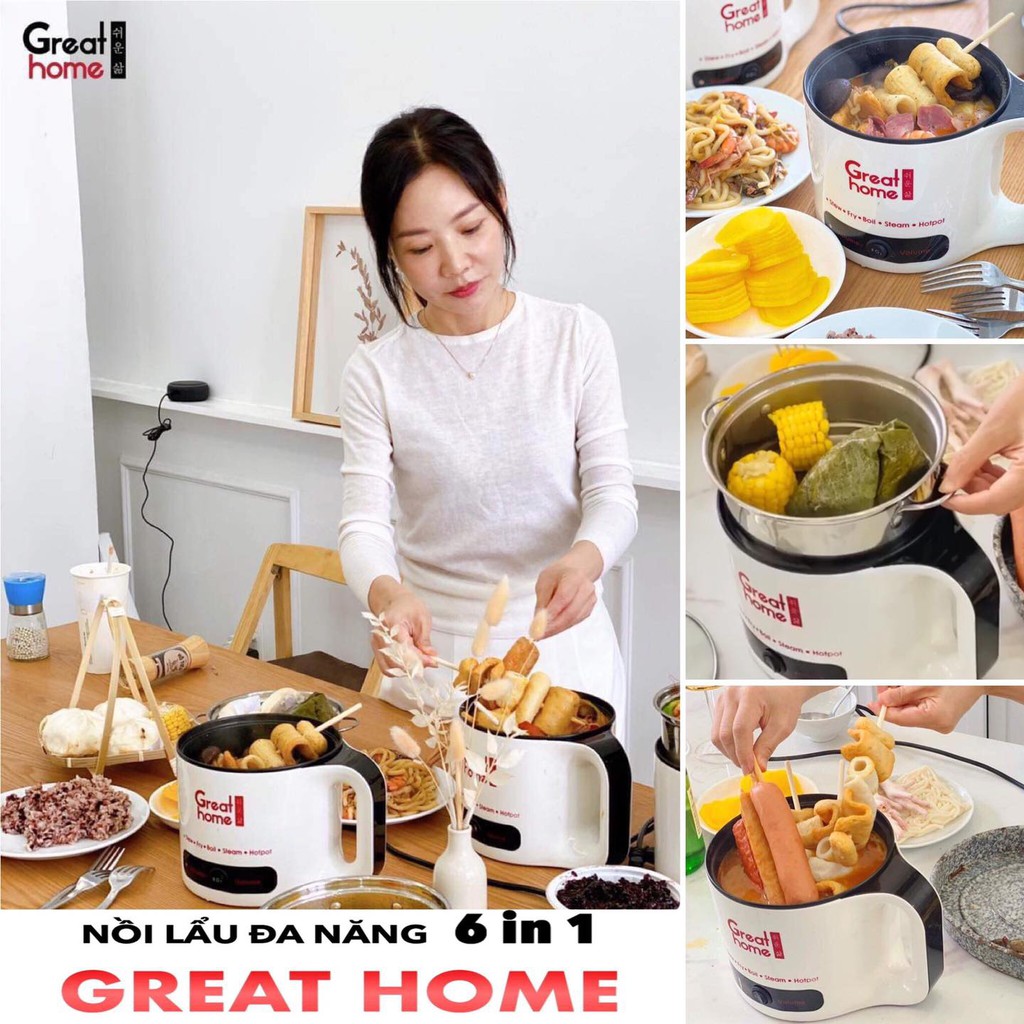 Nồi Đa Năng 6In1 Hàn Quốc Greathome