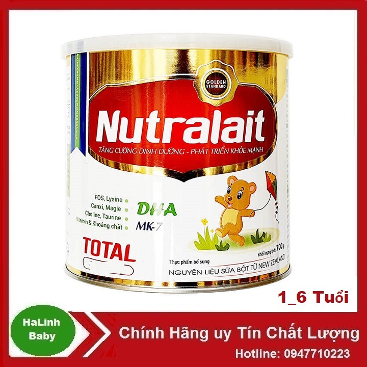 Sữa bột Nutralait Total 700g