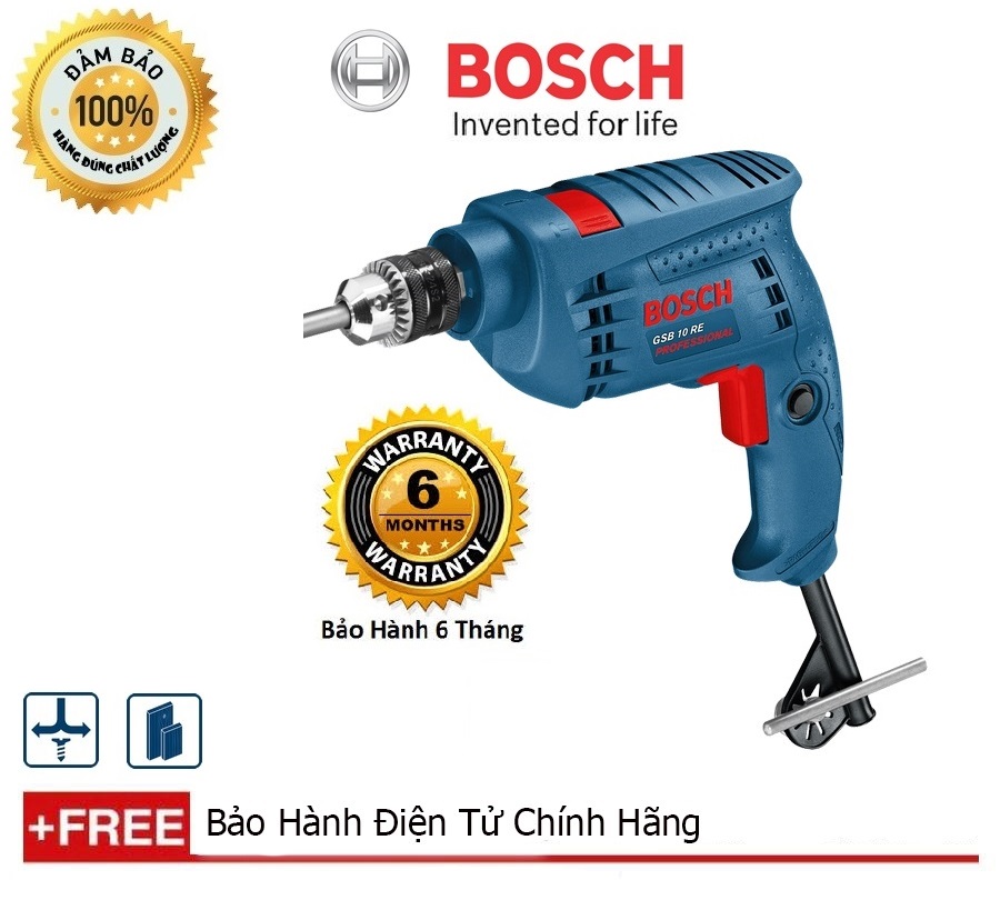 Máy khoan động lực Bosch GSB 10 RE (hộp giấy)