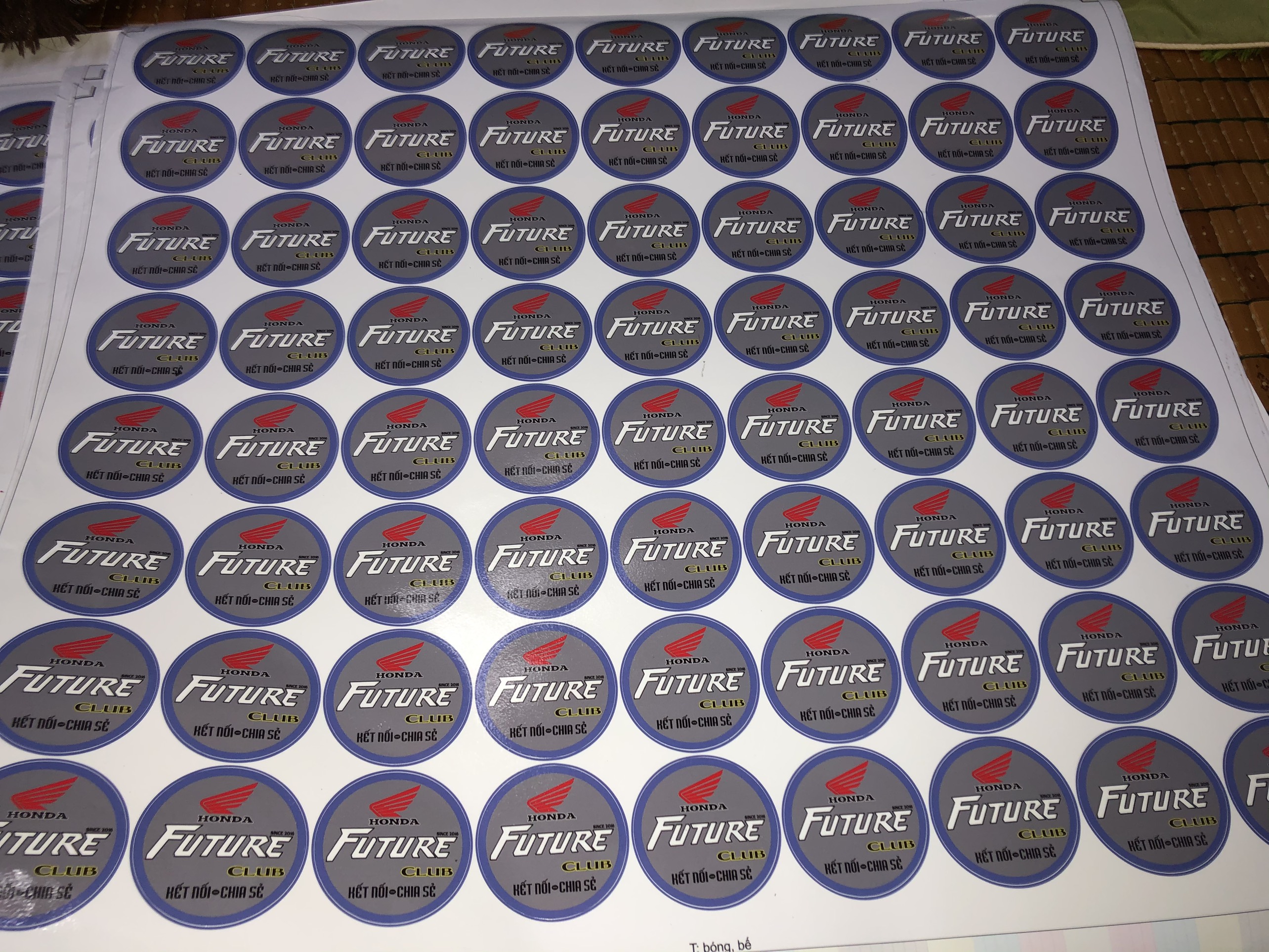 Combo 4 Tem decal Club FUTURE có trợ giá