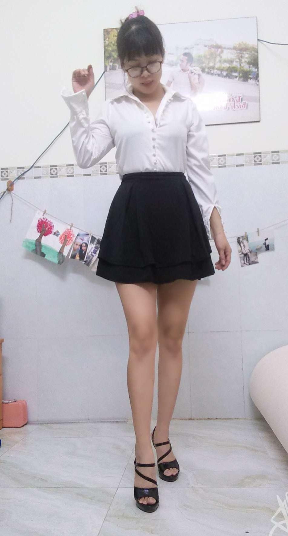 chân váy tơ nhung cao cấp