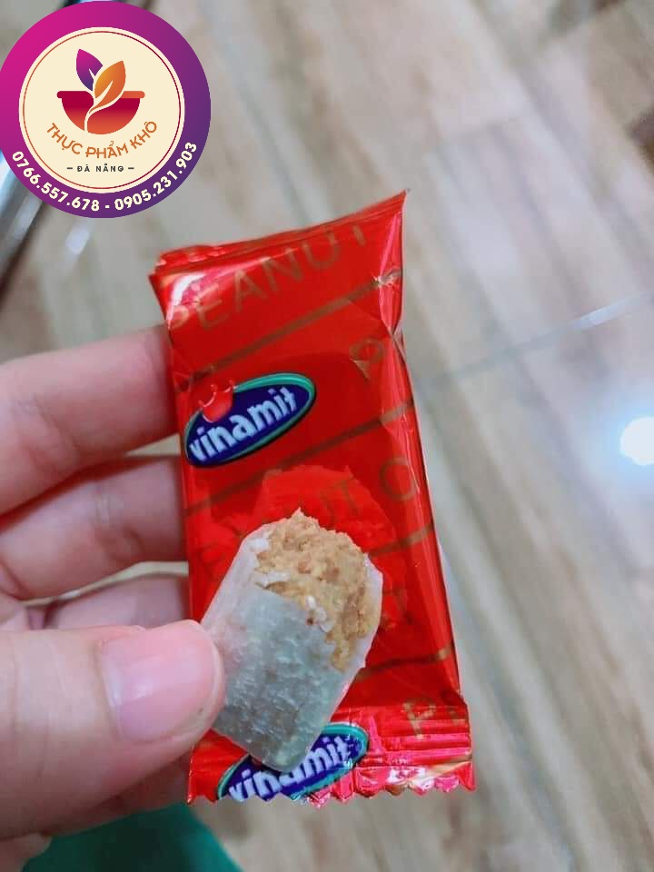 KẸO BƠ ĐẬU PHỘNG VINAMIT - 500G